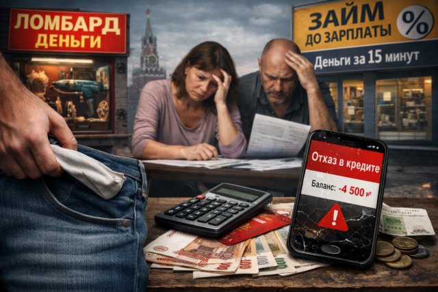 Долговое самопоедание: в России микрозаймы стали новой зарплатой 2026 года